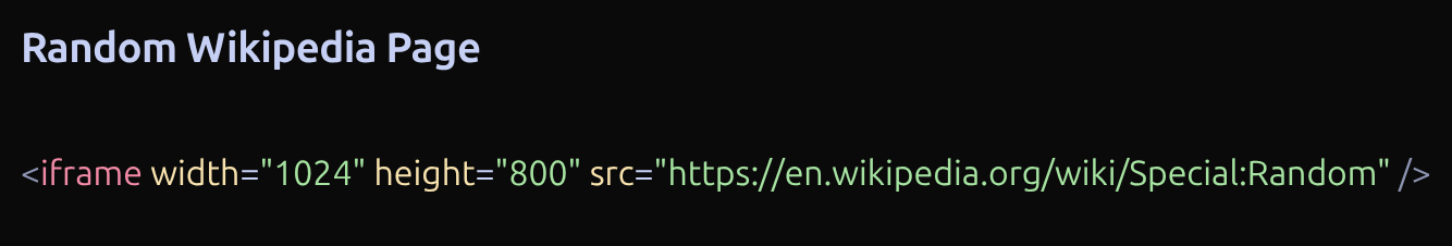 Iframe source