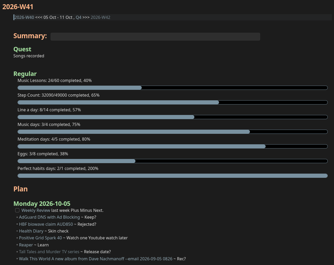 image from My Obsidian Weekly Note
