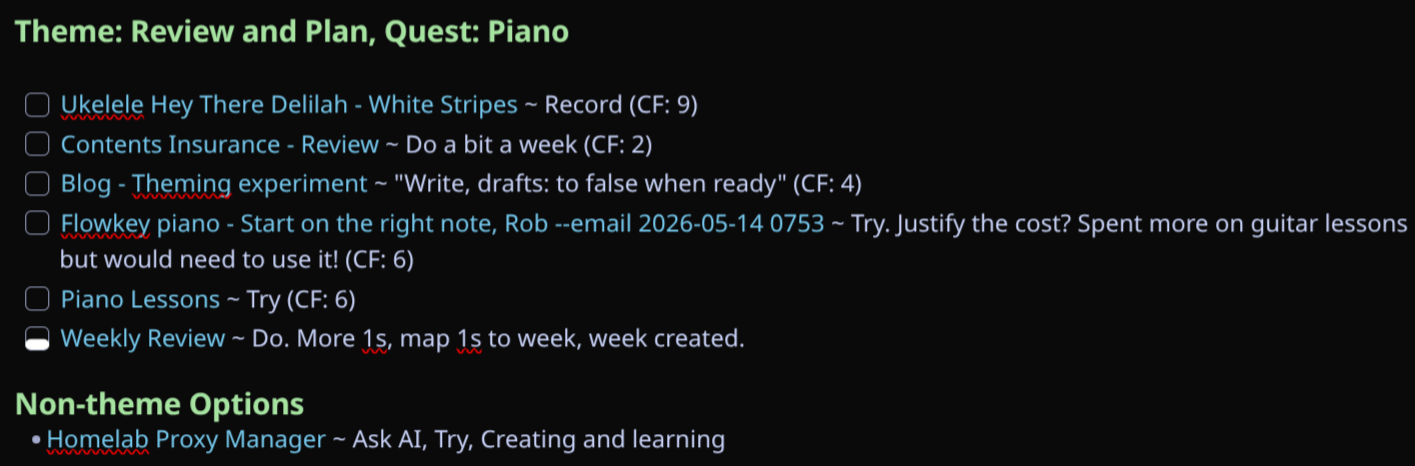 Daily note example