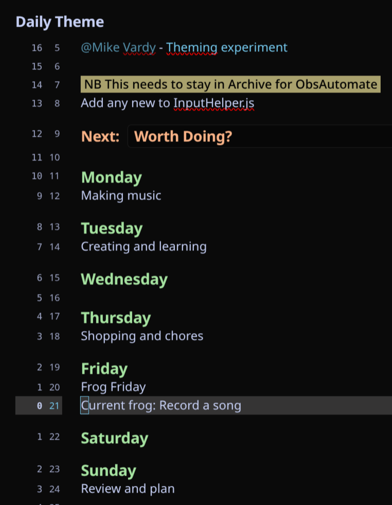 Theme note